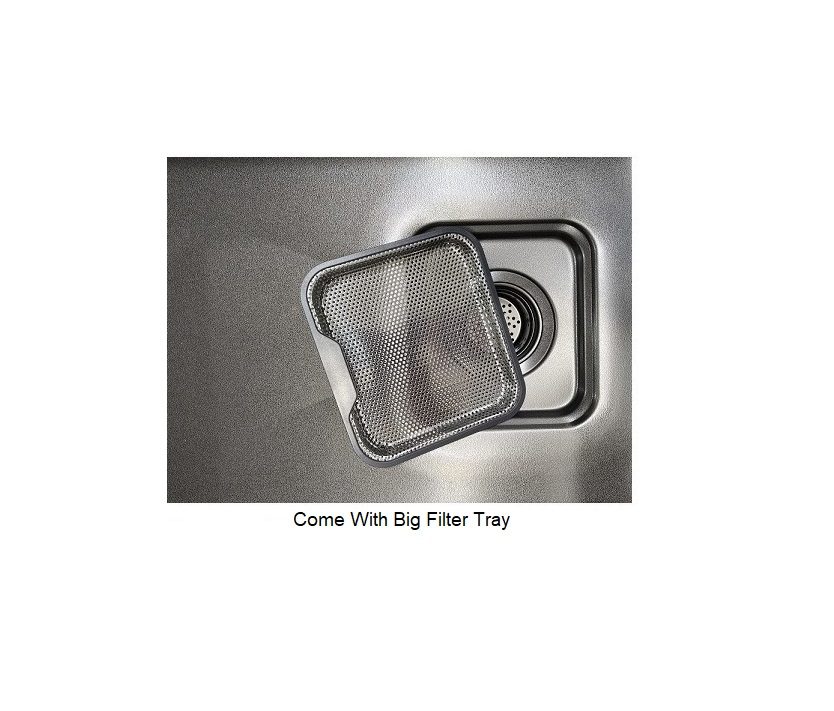 600mm Stainless Steel Kitchen Sink KS-6045LN SS view 7