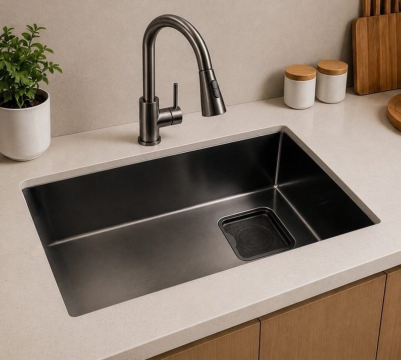 600mm Stainless Steel Kitchen Sink KS-6045LN GM