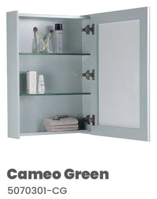 CUBI 500mm PVC Mirror Cabinet 5070301 view 6