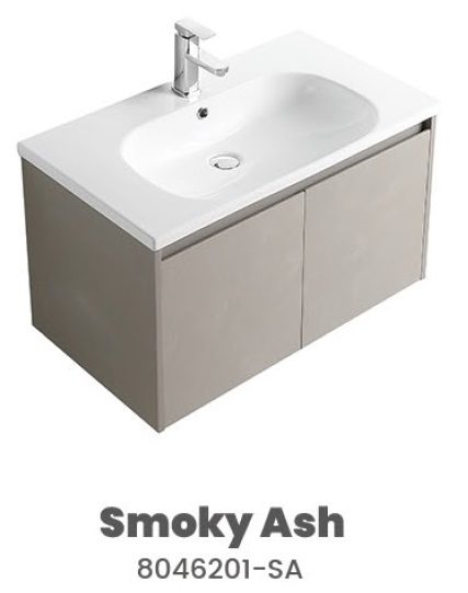 CUBI 800mm PVC Bathroom Vanity Cabinet GAIA 8046201 view 8