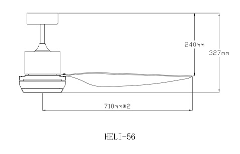 FANCO HELI DC Motor Ceiling Fan  view 4