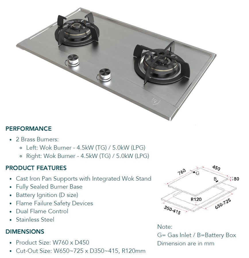 BATHAR Freestanding Cooker BSC-8085 view 8