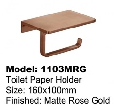 AALTO Bathroom Accessories - Matt Rose Gold Series view 5