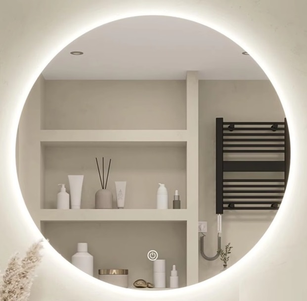 Round Wall Mirror With LED Light 2005050 LED