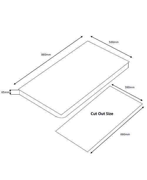 TECNO Cooker Hob T222TG SV view 3