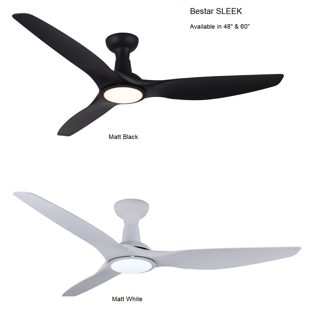 BESTAR SLEEK DC Motor Ceiling Fan With LED Light