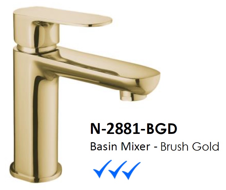 NOBEL N-2881-BGD Basin Mixer Tap