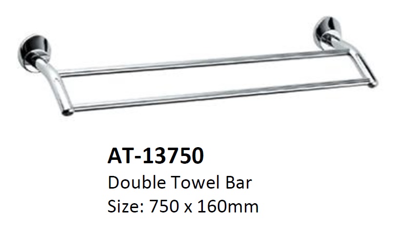 NOBEL Stainless Steel Double Towel Bar AT-13750