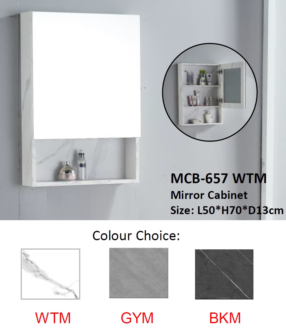 NOBEL PVC Mirror Cabinet MCB-657
