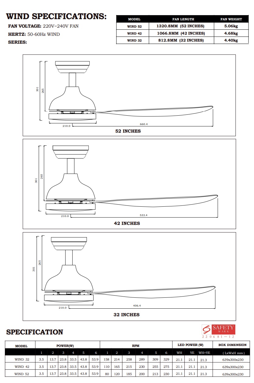 BESTAR WIND DC Motor Ceiling Fan With LED Light view 2