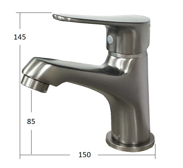 NOBEL N-8065-CP Cold Basin Tap In Chrome view 2