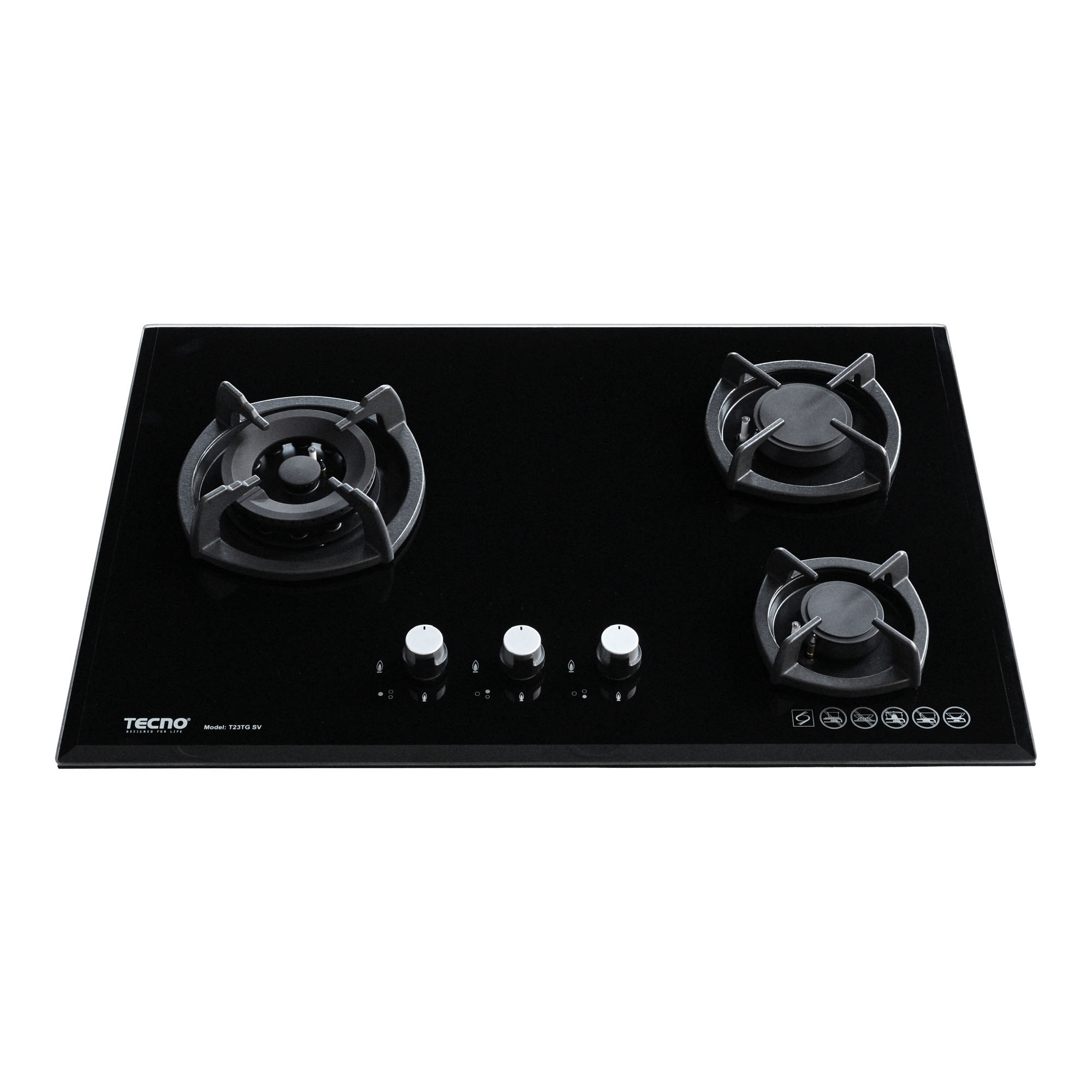 TECNO Matt Series Glass Hob T23TGSV