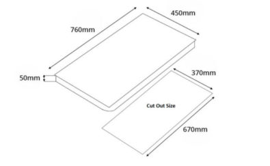TECNO 3-Burner Stainless Steel Cooker Hob TS 7633TRSV view 2