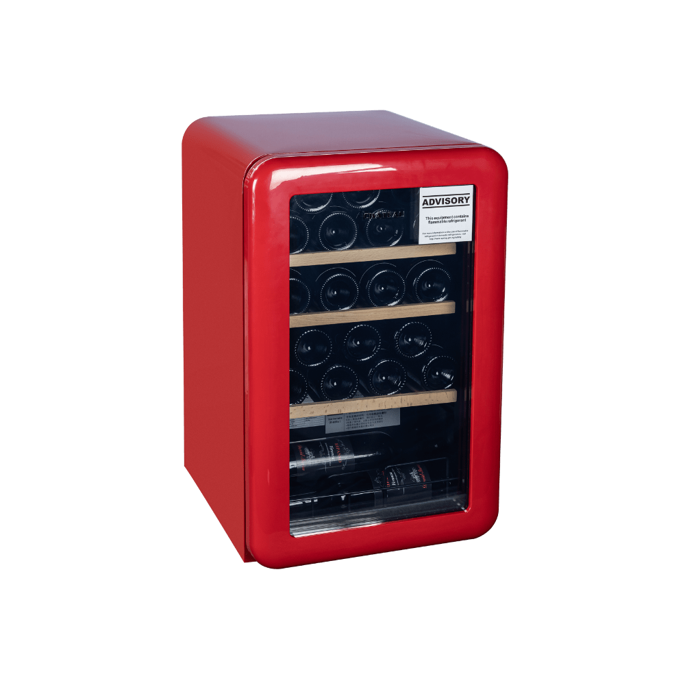 Chateau 24 Bottles Wine Cooler CW-P241RH Red view 6