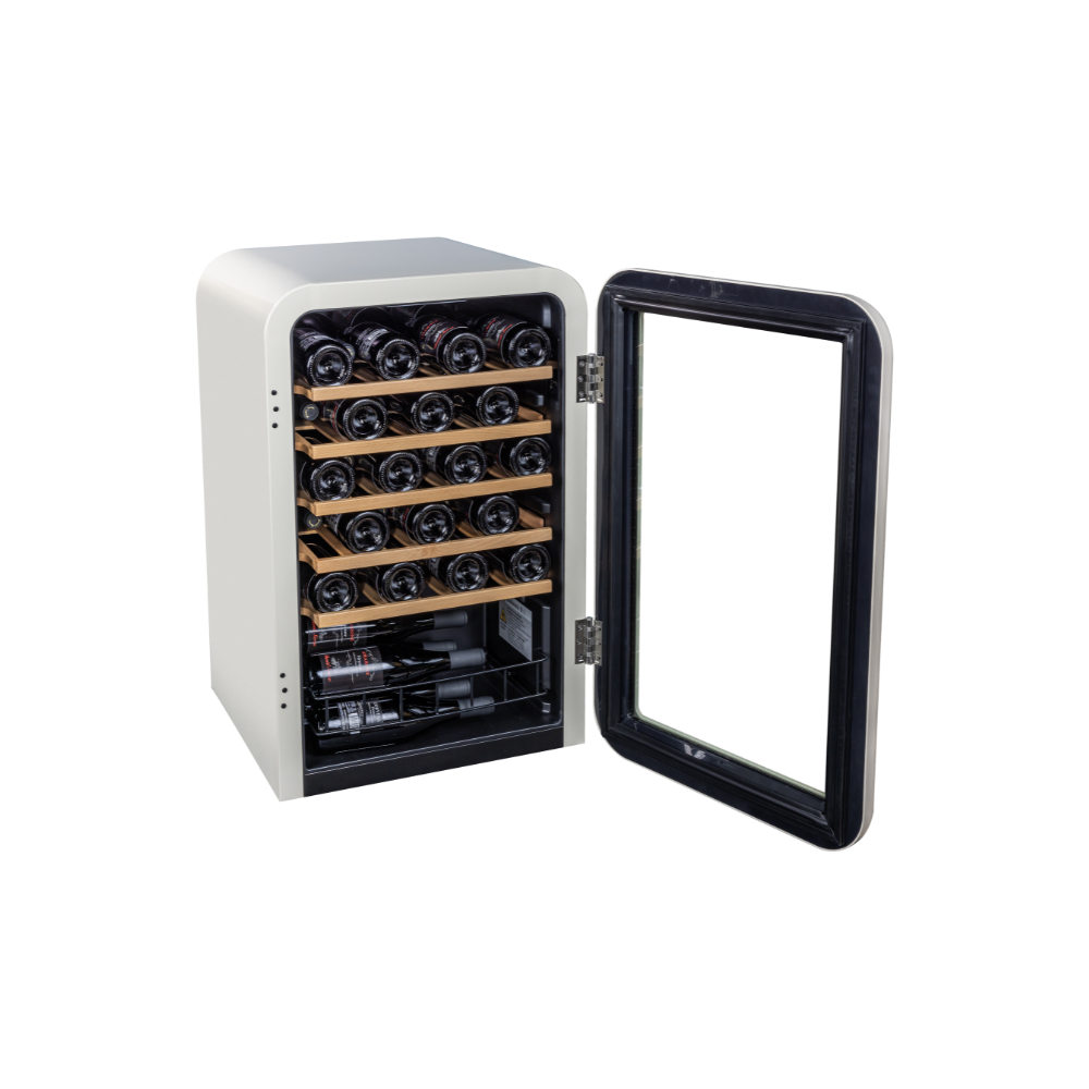 Chateau 46 Bottles Wine Cooler CW-P461CH Cream view 4
