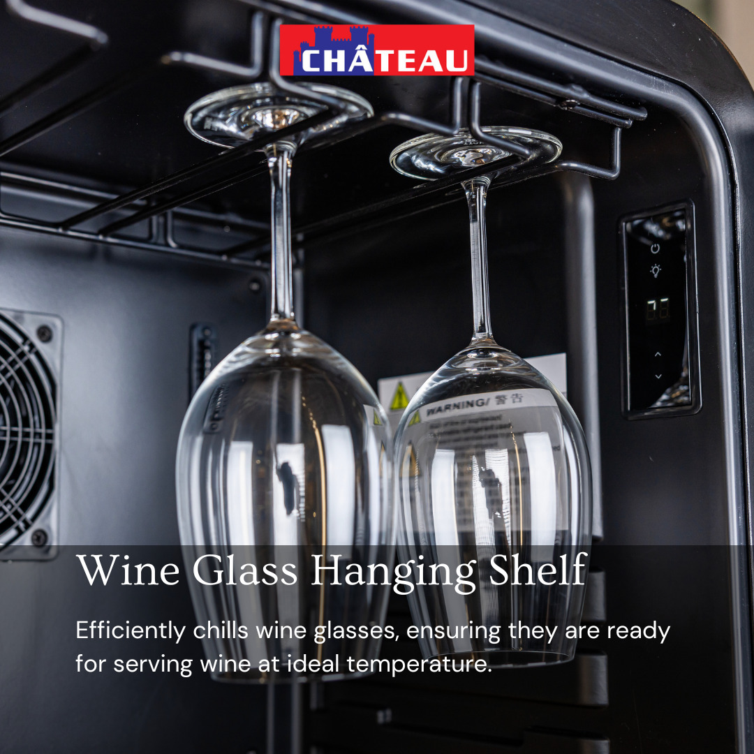 Chateau 65 Bottles Wine Cooler CW-P651BH Black view 13