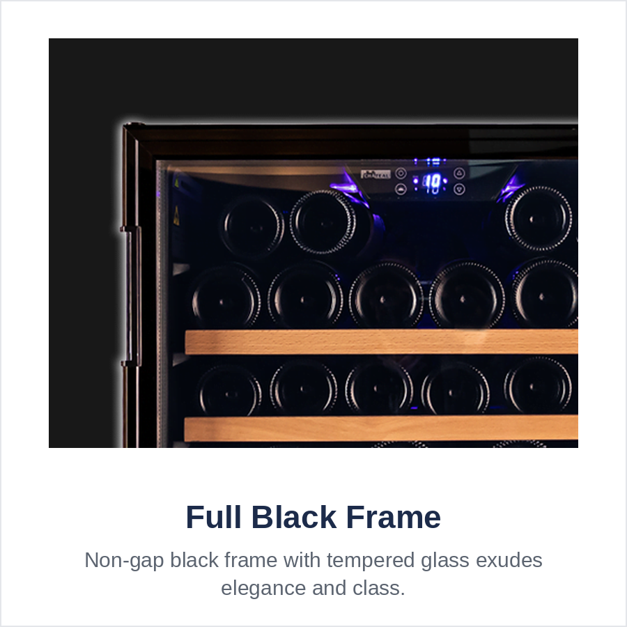 Chateau 120 Bottles Wine Cooler CW-100TH-SNS view 3