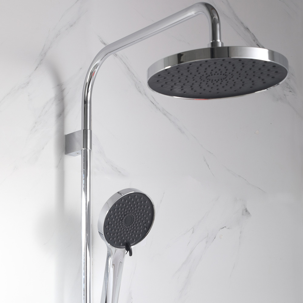 Rubine Rain Shower Set Without Bath Mixer RSR-MAY520-CH view 5