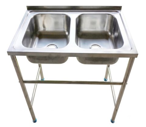 MONIC FS-1000 Two Bowls Freestanding Kitchen Sink