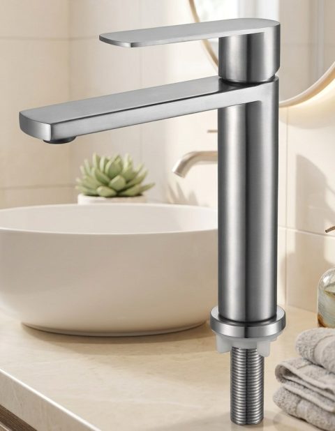 BOSHSINI Stainless Steel Cold Basin Tap BS-906