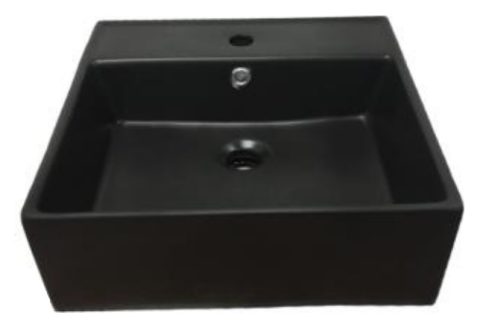 BARON Black Color Ceramic Basin A-064 BLK