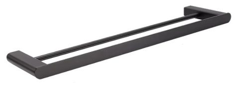 Double Towel Bar L8026-BK Matt Black