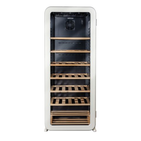 Chateau 65 Bottles Wine Cooler CW-P651CH Cream
