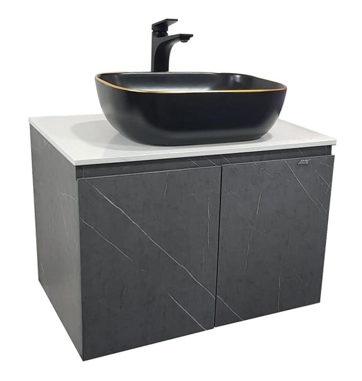 NOBEL PVC Basin Cabinet CPA-722B With Counter Top Basin