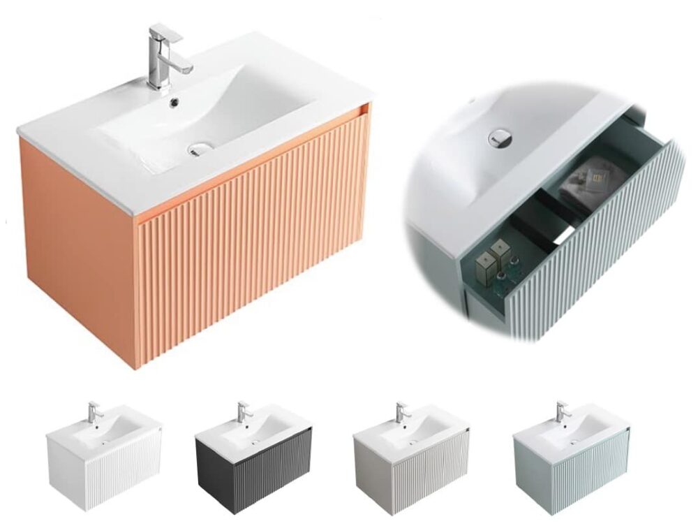 800mm drawer basin cabinet come with multiple colors choice.