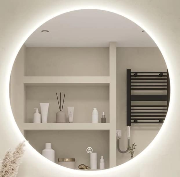 Round Wall Mirror With LED Light 2005050 LED