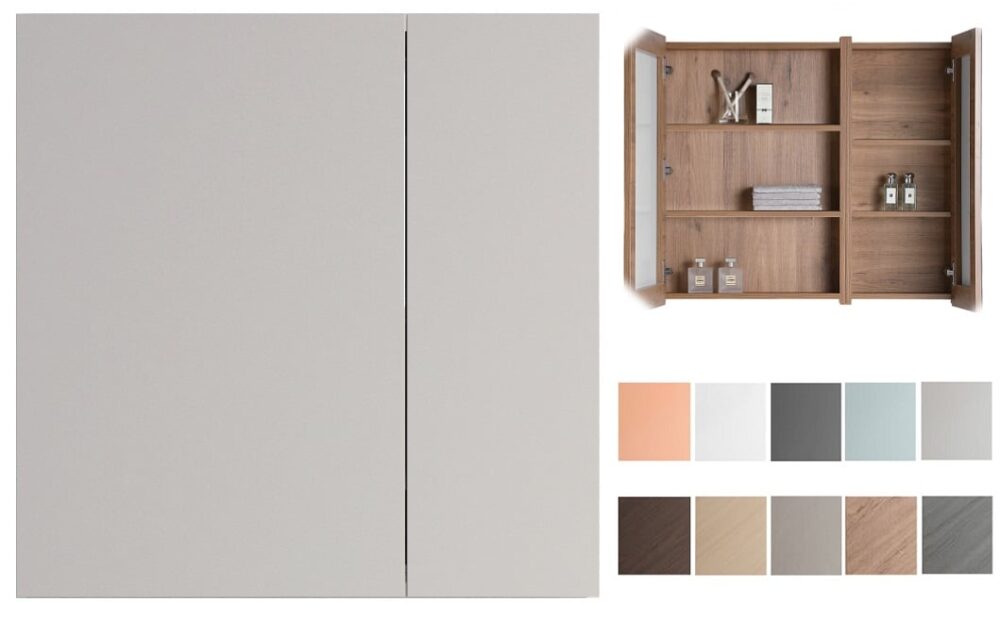 600mm Multiple Colors PVC Mirror Cabinet 6070301