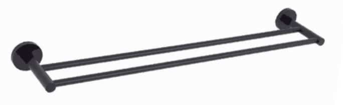 NOBEL Dual Towel Bar 63012-BK Matt Black