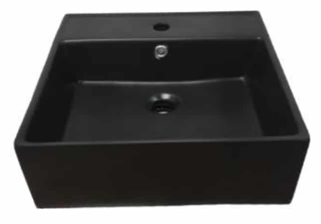 BARON Black Color Ceramic Basin A-064 BLK