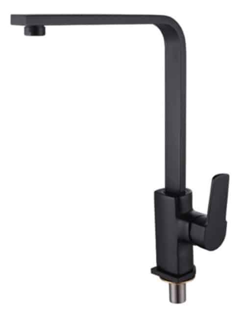BOSHSINI Black Color Kitchen Sink Cold Water Tap BS 801BK