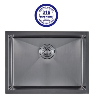 BOSHSINI 316 Stainless Steel Kitchen Sink BSQ 6545NRD-GM