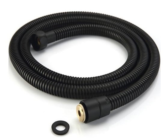 Aluminum Shower Hose 1.5m Black Color