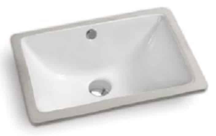 NOBEL Under Mount White Color Ceramic Basin - C-540N