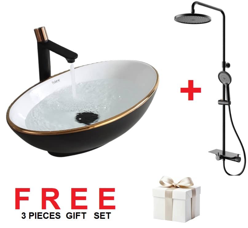 Bathroom Essential Products Year End Bundle Offer - Matt Black/Rose Gold