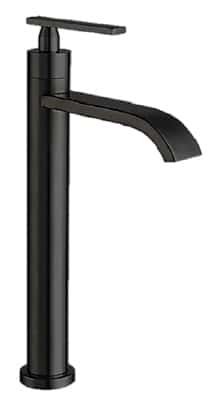 NOBEL N-9322T-BK Tall Cold Water Black Color Basin Tap