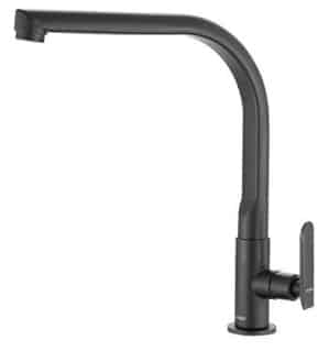 NOBEL Black Color "L" Shape Kitchen Sink Cold Water Tap - NT-05L-BK