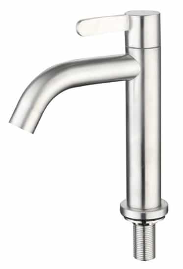 RUBINE Stainless Steel Cold Basin Tap - P91325M SS