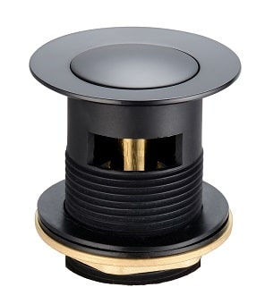 Baron Pop-Up Basin Waste Fitting - Black
