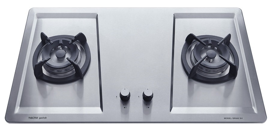 TECNO 2-Burner Stainless Steel Cooker Hob SR 882SV