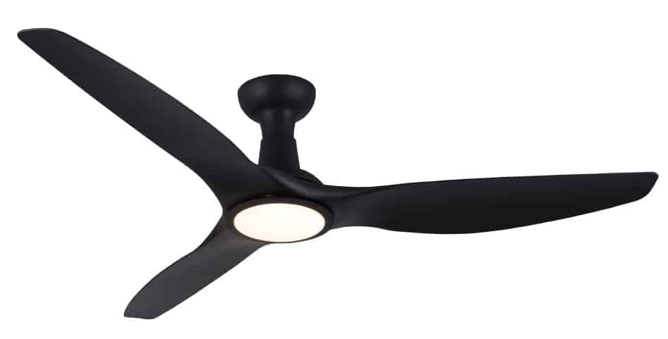 BESTAR SLEEK DC Motor Ceiling Fan With LED Light - 48 Inch Black & White Color