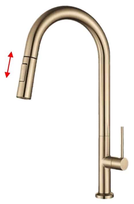 NOBEL Pull-Out Kitchen Sink Cold Water Tap - VS-4320-GD