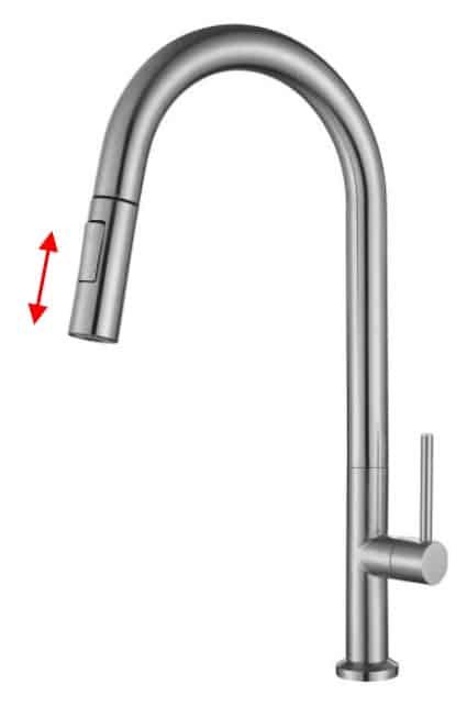 NOBEL Pull-Out Kitchen Sink Cold Water Tap - VS-4320-SS