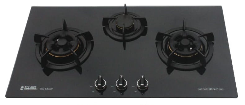 ELLANE Black Glass Cooker Hob EG-388SV
