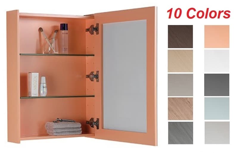 500mm PVC Mirror Cabinet With Multiple Colors