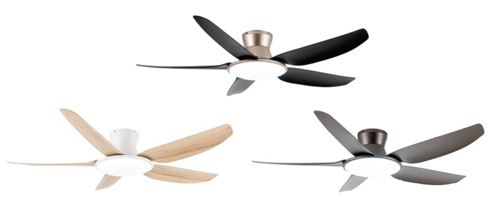 FANCO Rito Plus ceiling fan available in 3 colors.